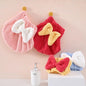 Super Absorbent Microfiber Hair Towel Wrap with Cute Bow-Knot